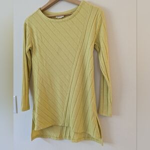 Maeve by Anthropologie yellow sweater top size small